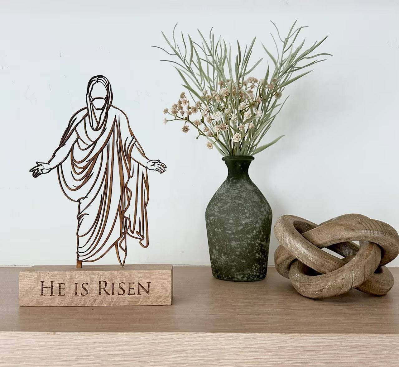 He is Risen Easter Display