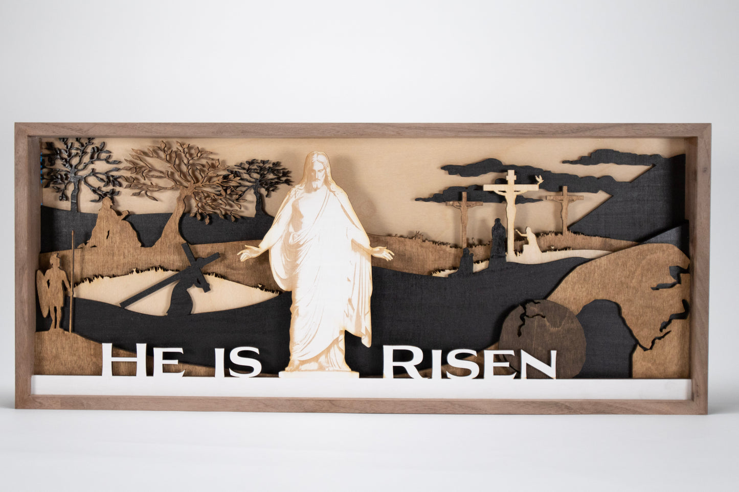 Easter Nativity Shadow Box